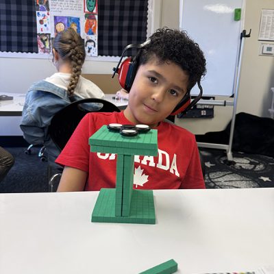 image of a student looking at the camera